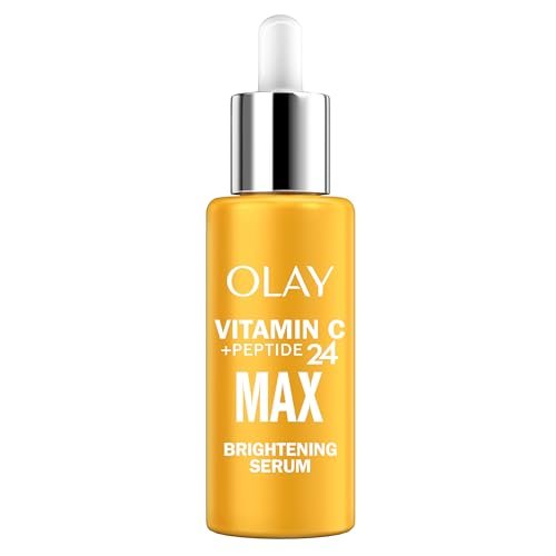 Olay Vitamin C Max Brightening Face Serum with Peptides, 1.3 Fl Oz - Even Tone & Radiance Avelisse