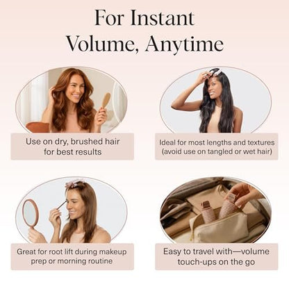 Kitsch Volumizing Hair Clips for Women - 2 Pack Terracotta Hair Rollers for Volume & Curls