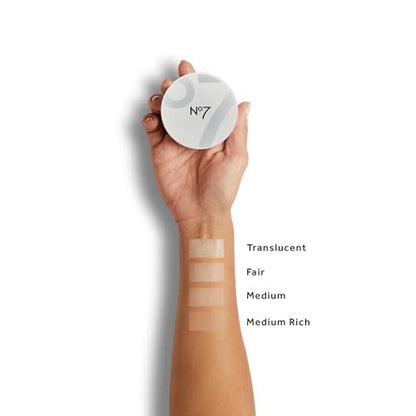 No7 Flawless Finish Loose Setting Powder - Mattifying & Blurring Setting Powder for Shine-Free, Airbrush Finish - Fair (0.71 oz) Avelisse