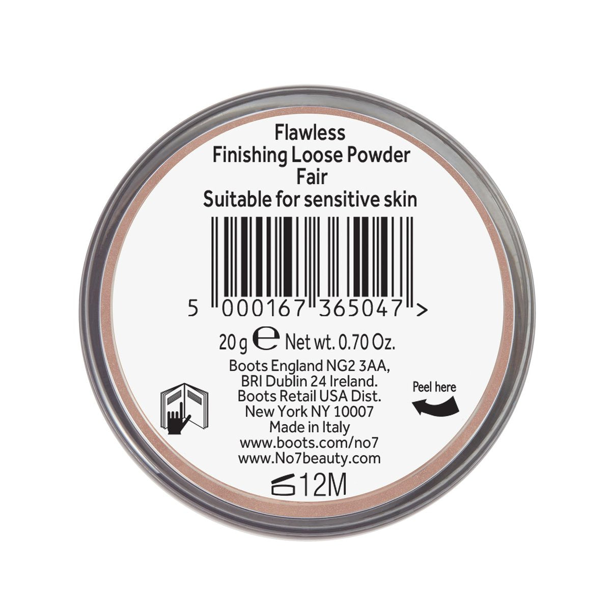 No7 Flawless Finish Loose Setting Powder - Mattifying & Blurring Setting Powder for Shine-Free, Airbrush Finish - Fair (0.71 oz) Avelisse