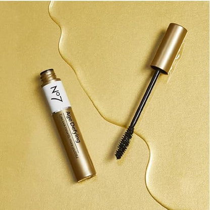 No7 Age Defying Eye Mascara - All-in-One Lash Enhancing Mascara for Length, Curl & Volume - Smudge-Free & Clump-Free - 0.24 Fl Oz