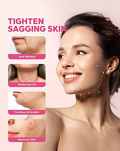MCOMCE FairyFace V Line Shaping Face Masks (5 Count) - Double Chin Reducer, Lifting Hydrogel Collagen Mask with Aloe Vera and Seaweed, Anti-Aging and Anti-Wrinkle - görsel 4