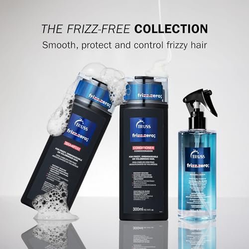 TRUSS Frizz Zero Shampoo - Anti-Frizz, Anti-Humidity Shampoo for Frizzy Hair - 10.14 Fl Oz Avelisse