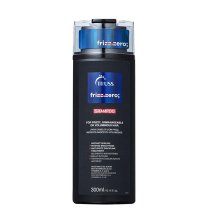 TRUSS Frizz Zero Shampoo - Anti-Frizz, Anti-Humidity Shampoo for Frizzy Hair - 10.14 Fl Oz Avelisse