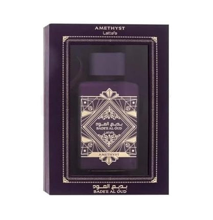 Lattafa Bade'e Al Oud Amethyst Eau de Parfum Unisex 3.4 oz (100ml) Avelisse