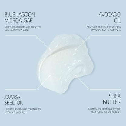 Blue Lagoon Skin Science - Natural Nourishing + Plumping Lip Balm | Sustainable, Bioactive Icelandic Skincare (0.33 oz | 10 ml) Avelisse