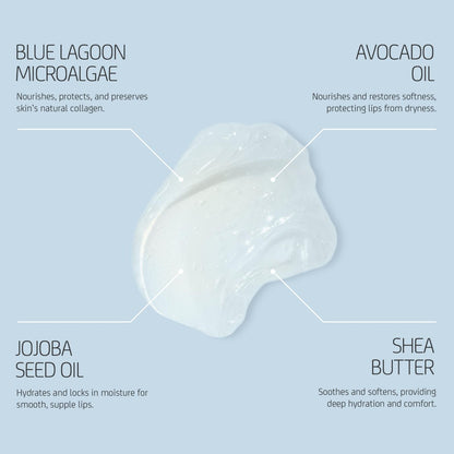 Blue Lagoon Skin Science - Natural Nourishing + Plumping Lip Balm | Sustainable, Bioactive Icelandic Skincare (0.33 oz | 10 ml) Avelisse