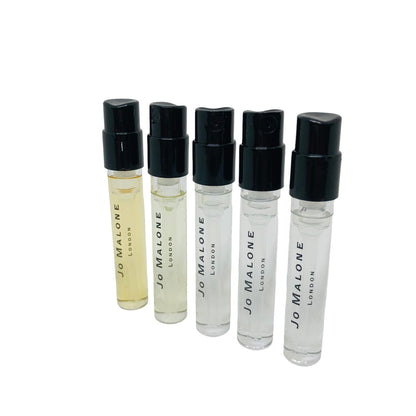 Jo Malone London Fragrance Sample Set B - 5 Scent Vials, 0.05 oz Each Avelisse