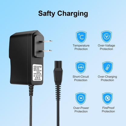 HQ8505 Charger for Philips Norelco 7000 5000 3000 8000X 8500X 9000 Series MG7 S1560 Electric Beard Trimmer 15V AC Adapter Power Supply Cord