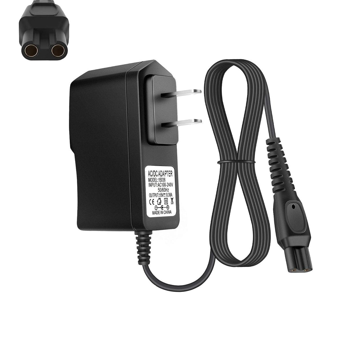 HQ8505 Charger for Philips Norelco 7000 5000 3000 8000X 8500X 9000 Series MG7 S1560 Electric Beard Trimmer 15V AC Adapter Power Supply Cord - görsel 2