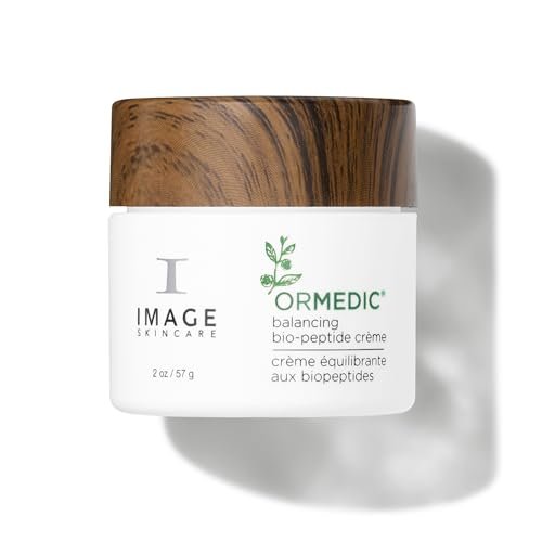 IMAGE Skincare ORMEDIC Biopeptide Crème - Balancing Face Moisturizer with Shea Butter, Hyaluronic Acid & Organic Plant Oils, 2 oz Avelisse