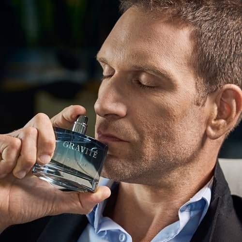 Particle Gravité Cologne Spray for Men – Long Lasting Woody Citrus Fragrance with Pepper, Rosemary & Grapefruit, 3.38 FL OZ Avelisse