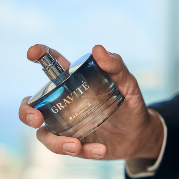 Particle Gravité Cologne Spray for Men – Long Lasting Woody Citrus Fragrance with Pepper, Rosemary & Grapefruit, 3.38 FL OZ Avelisse