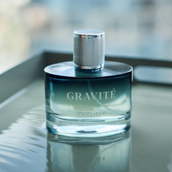 Particle Gravité Cologne Spray for Men – Long Lasting Woody Citrus Fragrance with Pepper, Rosemary & Grapefruit, 3.38 FL OZ Avelisse