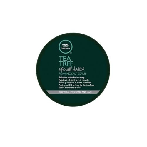Tea Tree Special Detox Foaming Salt Scrub – Exfoliating Scalp Treatment for All Hair Types, 6.5 oz Avelisse