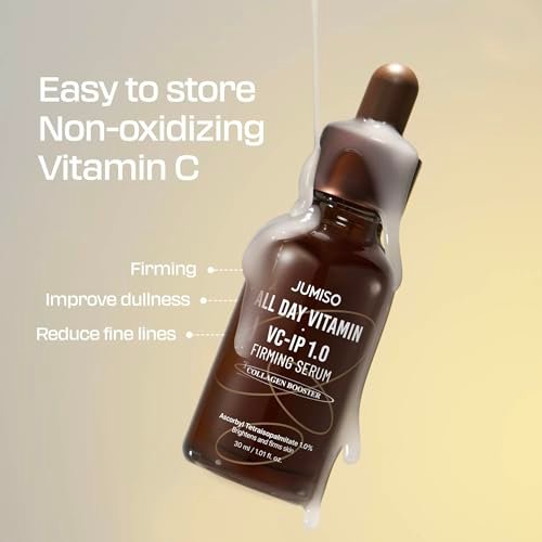 JUMISO All Day VC-IP 1.0 Firming Serum – Vitamin C, Aronia, Bakuchiol & Panthenol for Collagen Boosting & Fine Line Reduction, 1 oz - görsel 11