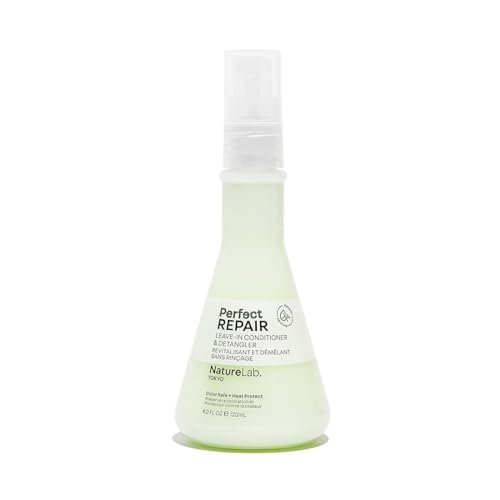 NatureLab.TOKYO Perfect Repair Leave-In Conditioner & Detangler – Heat Protection, Color Safe, 4 fl oz Avelisse