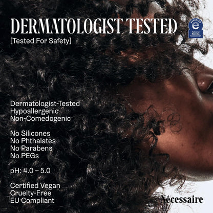 Nécessaire The Conditioner - Fragrance-Free Hydrating Treatment for Scalp & Hair with Hyaluronic Acid, Hypoallergenic, Dermatologist-Tested, 8.4 fl oz Avelisse