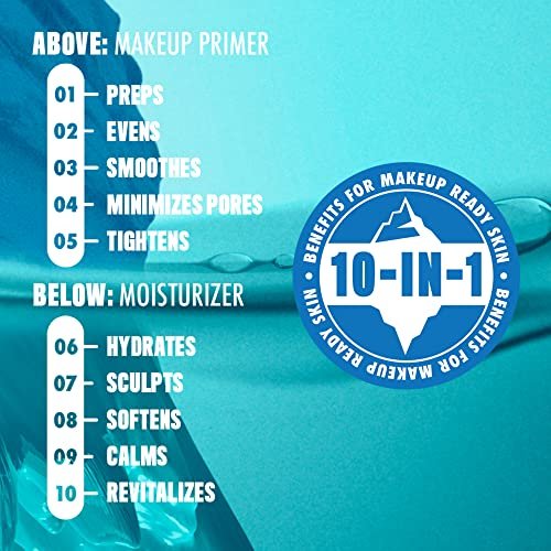 NYX PROFESSIONAL MAKEUP Face Freezie Cooling Primer + Moisturizer - 1.69 Fl Oz - Sky Blue Avelisse