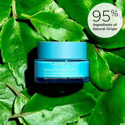 Clarins Hydra-Essentiel Silky Cream - Intensely Hydrating Moisturizer for Normal-Dry Skin, 1.7 oz Avelisse