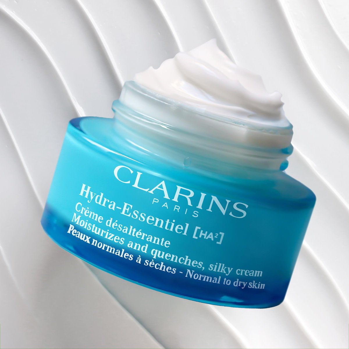 Clarins Hydra-Essentiel Silky Cream - Intensely Hydrating Moisturizer for Normal-Dry Skin, 1.7 oz Avelisse