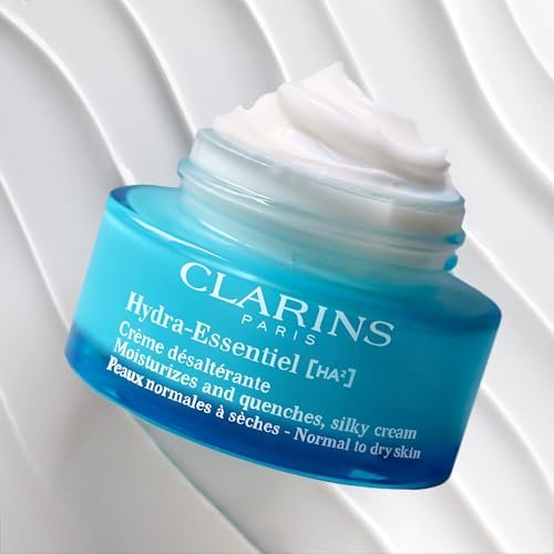 Clarins Hydra-Essentiel Silky Cream - Intensely Hydrating Moisturizer for Normal-Dry Skin, 1.7 oz Avelisse