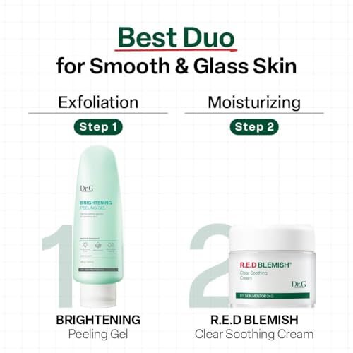 Dr. G Brightening Peeling Gel - Korean Exfoliator for Smooth, Glowy Skin - Hyaluronic Acid, Ceramides, Vitamin C - 4.23 fl oz - görsel 18