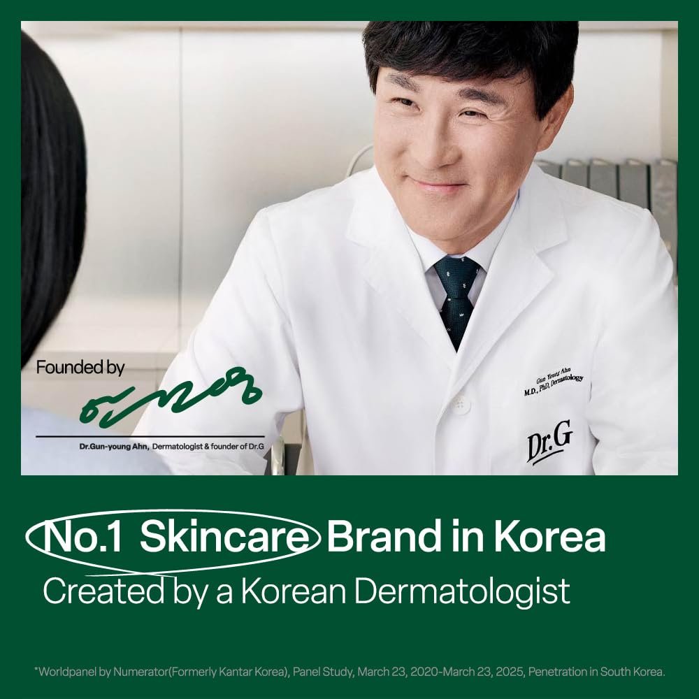 Dr. G R.E.D. Blemish Clear Soothing Cream - Calming Korean Moisturizer for Redness, Soothes Acne & Irritation, with Centella Asiatica, Long-Lasting Hydration, 2.36 fl oz Avelisse