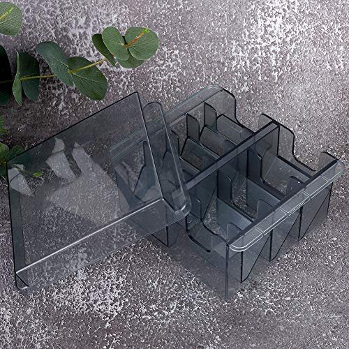 Limit Comb Storage Box - Clear Grey Clipper – Easy to Clean: The smooth plastic surface can be wiped down with – Image 14