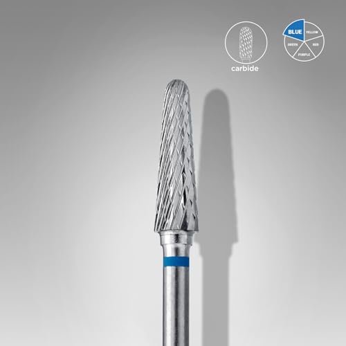 STALEKS PRO Expert Carbide Nail Drill Bit – Frustum Shape, Medium Hardness (4mm Head / 13mm WP) for Artificial Nail Correction & Skin Processing - görsel 6