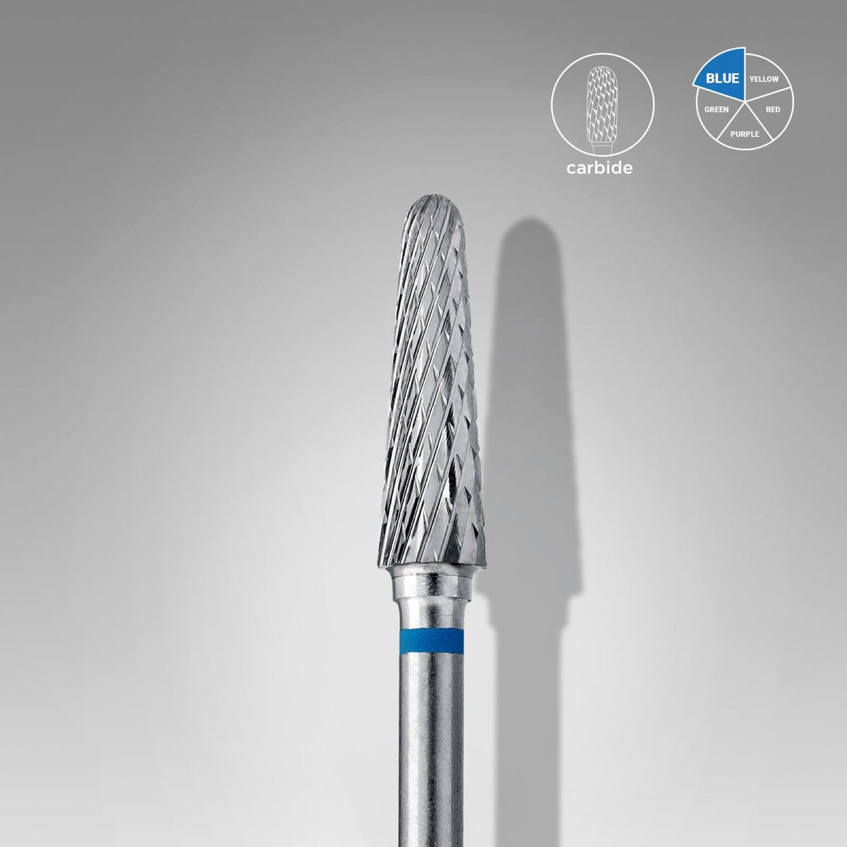 STALEKS PRO Expert Carbide Nail Drill Bit – Frustum Shape, Medium Hardness (4mm Head / 13mm WP) for Artificial Nail Correction & Skin Processing - görsel 5
