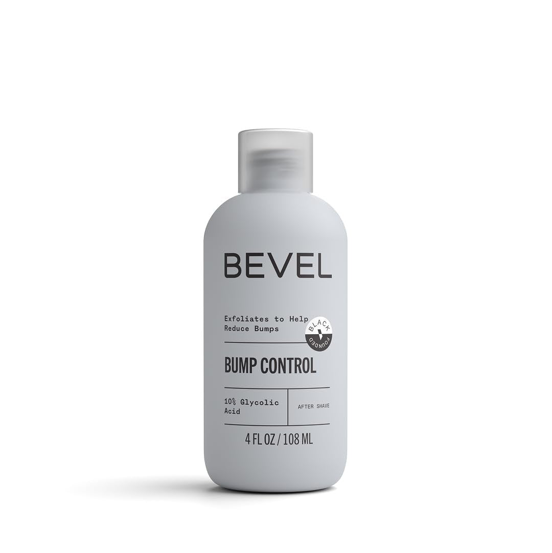 Bevel Essentials Post Shave Bump Control After Shave Cream – Green Tea & Glycolic Acid for Ingrown Hairs & Razor Bumps, 4 Fl Oz - görsel 1