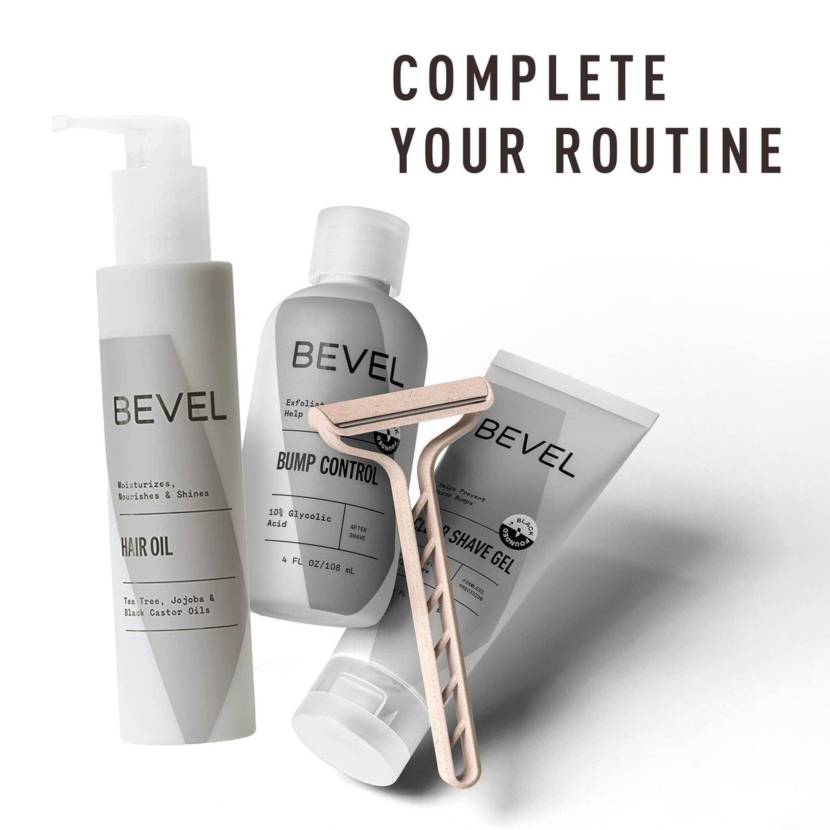 Bevel Essentials Post Shave Bump Control After Shave Cream – Green Tea & Glycolic Acid for Ingrown Hairs & Razor Bumps, 4 Fl Oz - görsel 9