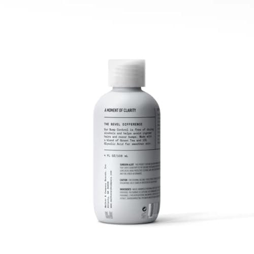 Bevel Essentials Post Shave Bump Control After Shave Cream – Green Tea & Glycolic Acid for Ingrown Hairs & Razor Bumps, 4 Fl Oz - görsel 14
