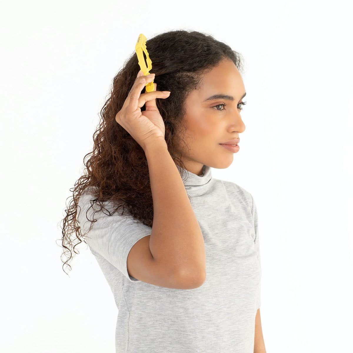 Drybar Hold Me Hair Clips - 4 Count, Yellow, Secure Styling Clips for Sectioning and Drying Avelisse
