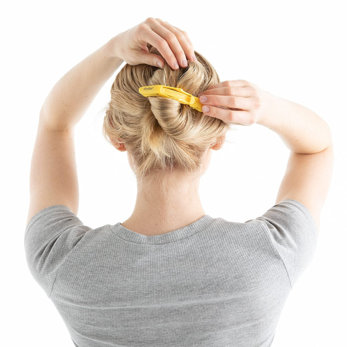 Drybar Hold Me Hair Clips - 4 Count, Yellow, Secure Styling Clips for Sectioning and Drying Avelisse