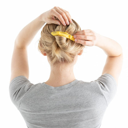 Drybar Hold Me Hair Clips - 4 Count, Yellow, Secure Styling Clips for Sectioning and Drying Avelisse
