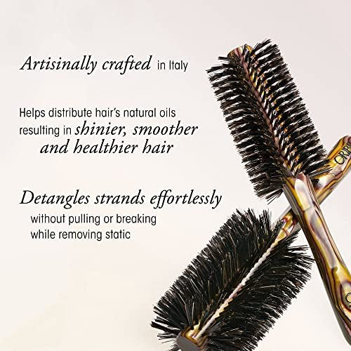 Oribe Flat Brush – Professional Rubber Cushion Hair Brush for Smoothing and Styling Avelisse