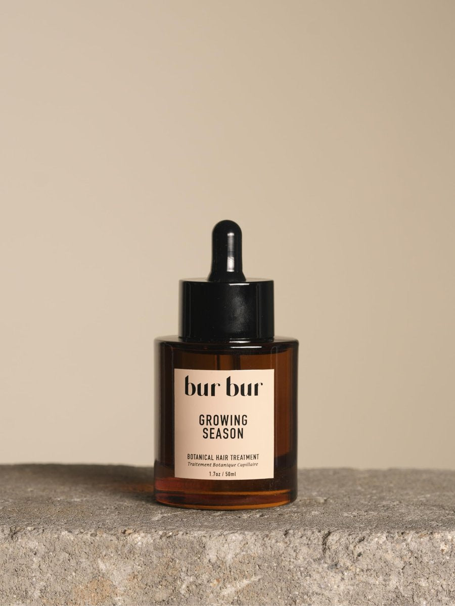 BUR Bur Growing Season Hair Growth and Repair Oil – Burdock, Nettle Oil & Vitamin C for Fuller, Stronger, Shinier Hair Avelisse