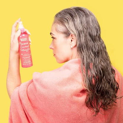 Umberto Giannini Banana Coconut Detangler - Lightweight Leave-In Conditioning Spray, 8.4 fl oz Avelisse