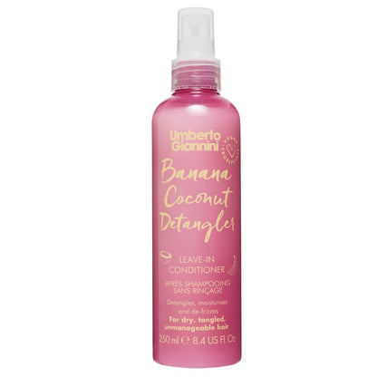 Umberto Giannini Banana Coconut Detangler - Lightweight Leave-In Conditioning Spray, 8.4 fl oz Avelisse