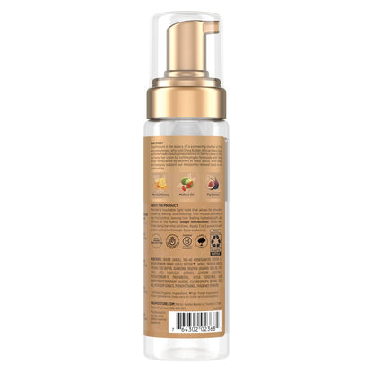Shea Moisture Manuka Honey & Mafura Oil Wrap & Set Mousse - Hydrating Styling Mousse for Hold, Body & Shine - 7.5 oz