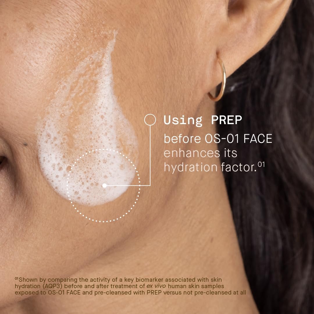 OneSkin PREP Facial Cleanser – Gentle Exfoliating Gel for Balanced, Sensitive Skin Avelisse