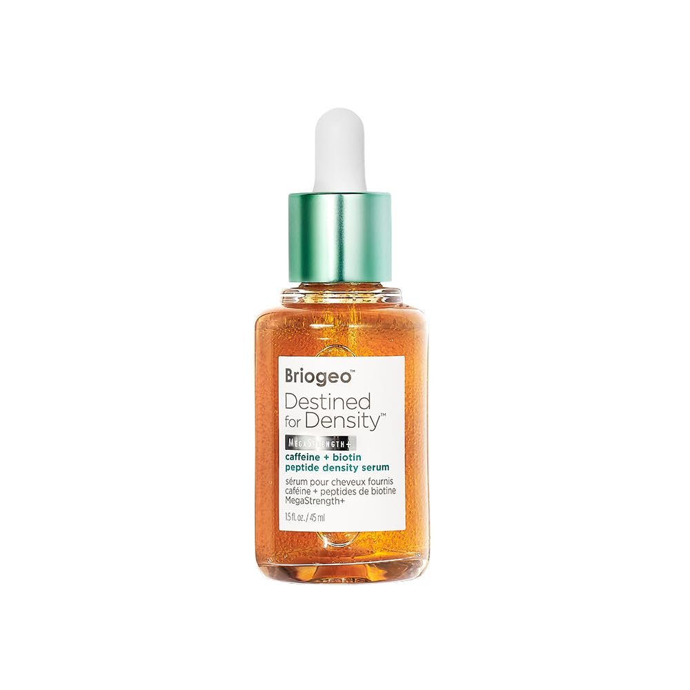 Briogeo Destined for Density Caffeine + Biotin Peptide Density Serum – Increases Hair Thickness & Volume for Fine or Thinning Hair, Fast-Absorbing, Non-Greasy, Fragrance-Free, Vegan & Cruelty-Free Avelisse