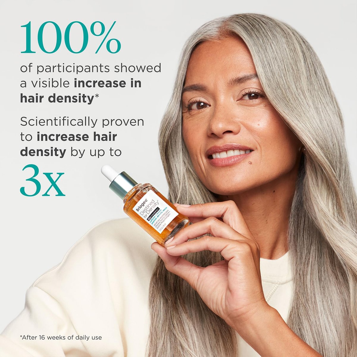 Briogeo Destined for Density Caffeine + Biotin Peptide Density Serum – Increases Hair Thickness & Volume for Fine or Thinning Hair, Fast-Absorbing, Non-Greasy, Fragrance-Free, Vegan & Cruelty-Free Avelisse