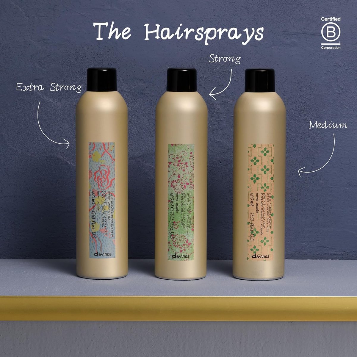 Davines This Is An Extra Strong Hair Spray - Extreme Hold, Humidity Resistant & Long Lasting, 13.53 Fl Oz Avelisse