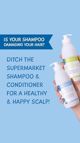 MooGoo Natural Milk Shampoo & Conditioner Set – Soothing Care for Itchy, Dry, Sensitive Scalps – Sulfate-Free, Silicone-Free, Paraben-Free – 2 x 16.9 fl oz Avelisse