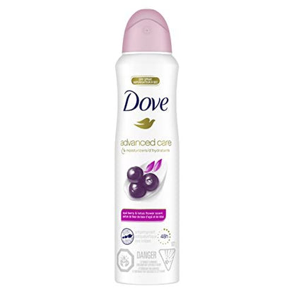 Dove Advanced Care Acai Berry & Lotus Flower Antiperspirant Dry Spray, 3.8 oz
