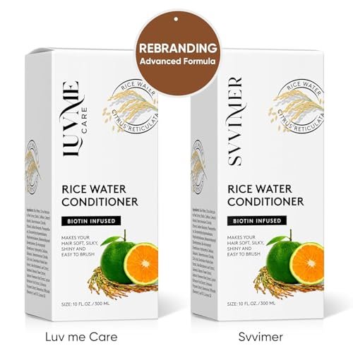 Luv Me Care Rice Water Hair Thickening Conditioner with Biotin - 10 Fl Oz Avelisse