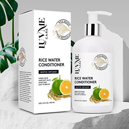 Luv Me Care Rice Water Hair Thickening Conditioner with Biotin - 10 Fl Oz Avelisse